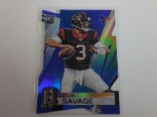 2014 PANINI SPECTRA TOM SAVAGE RARE BLUE PRIZM DIE CUT ROOKIE CARD #D 08/25