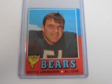 ALTERED 1971 TOPPS FOOTBALL DICK BUTKUS CARD CHICAGO BEARS