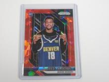 2018-19 PANINI PRIZM JARRED VANDERBILT RARE RED ICE PRIZM ROOKIE CARD