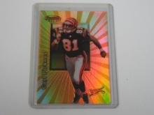 1998 BOWMAN'S BEST CARL PICKENS REFRACTOR CARD #D 195/400 CINCINNATI BENGALS