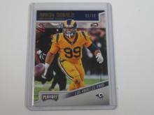 2018 PANINI PLAYOFF AARON DONALD 1ST DOWN RAMS #D 96/99