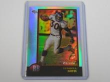 1998 BOWMAN CHROME TERRELL DAVIS PREVIEW REFRACTOR BRONCOS