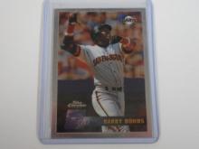 1996 TOPPS CHROME BASEBALL #119 BARRY BONDS 1ST TOPPS CHROME CARD