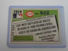 RARE 1968 FLEER WORLD SERIES 1919 CHICAGO WHITE BLACK SOX VS CINCINNATI REDS