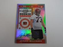 2019 PANINI CONTENDERS OPTIC JONAH WILLIAMS HOLO PRIZM AUTOGRAPHED ROOKIE CARD