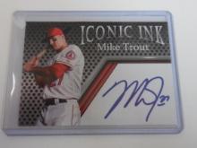 ICONIC INK MIKE TROUT CUSTOM ART CARD FACSIMILE SIGNATURE