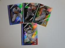 2020 TOPPS CHROME UPDATE LEGENDS REFRACTOR LOT WILLIAMS HENDERSON RIPKEN BANKS