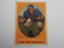1958 TOPPS FOOTBALL #15 ANDY ROBUSTELLI NEW YORK GIANTS