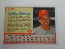 1962 POST BASEBALL #198 ROBIN ROBERTS PHILADELPHIA PHILLIES