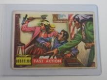 RARE 1956 TOPPS ROUNDUP #70 FAST ACTION GERONIMO VINTAGE