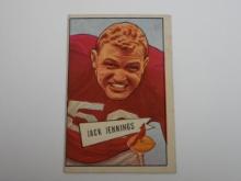 1952 BOWMAN LARGE FOOTBALL #59 JACK JENNINGS VINTAGE CHICAGO CARDINALS