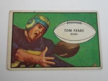 1953 BOWMAN FOOTBALL #36 TOM FEARS LOS ANGELES RAMS