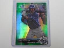 2017 BOWMAN CHROME PROSPECTS GARRETT WHITLEY GREEN REFRACTOR #D 82/99