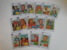 LARGE 1960 TOPPS FOOTBALL CARD LOT ALL SHOWN VERY NICE