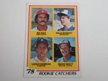 1978 TOPPS BASEBALL #708 DALE MURPHY LANCE PARRISH ROOKIE CARD RC