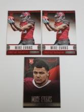 2014 PANINI LEAF ROOKIES STARS PRESTIGE MIKE EVANS ROOKIE CARD LOT FUTURE HOF RC