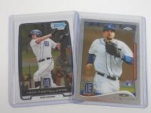 2012 BOWMAN CHROME 2014 TOPPS CHROME NICK CASTELLANOS ROOKIE CARD RC LOT