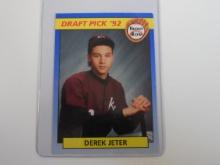 1992 FRONT ROW DEREK JETER TRUE ROOKIE CARD HIGH SCHOOL RC DAMAGED