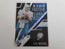 2017 PANINI UNPARALLELED DAN MARINO STAR FACTOR HOLO CARD DOLPHINS