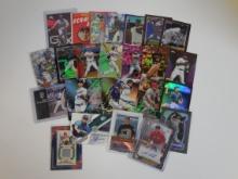 AWESOME MLB BASEBALL CARD COLLECTION LOT AUTOS RELIC STARS REFRACTORS LOOK