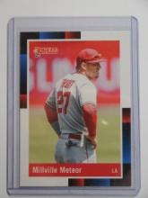 2022 DONRUSS MIKE TROUT 1988 RETRO NAME VARIATION MILLVILLE METEOR