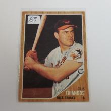 1962 TOPPS BASEBALL #420 GUS TRIANDOS BALTIMORE ORIOLES