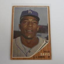 1962 TOPPS BASEBALL #108 WILLIE DAVIS LOS ANGELES DODGERS