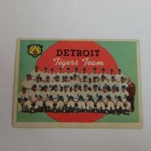 1959 TOPPS BASEBALL #329 DETROIT TIGERS TEAM FIFTH SERIES CHECKLIST