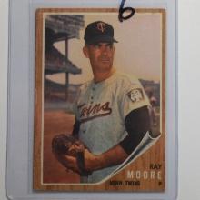 1962 TOPPS BASEBALL #437 RAY MOORE MINNESOTA TWINS