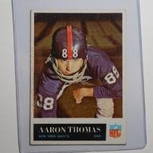 1965 PHILADELPHIA FOOTBALL #122 AARON THOMAS NEW YORK GIANTS