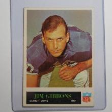 1965 PHILADELPHIA FOOTBALL #61 JIM GIBBONS DETROIT LIONS