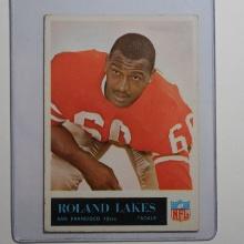 1965 PHILADELPHIA FOOTBALL #178 ROLAND LAKES SAN FRANCISCO 49ERS