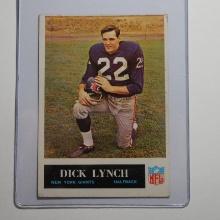 1965 PHILADELPHIA FOOTBALL #119 DICK LYNCH NEW YORK GIANTS