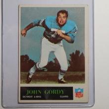 1965 PHILADELPHIA FOOTBALL #62 JOHN GORDY DETROIT LIONS