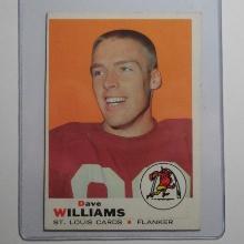 1969 TOPPS FOOTBALL #156 DAVE WILLIAMS ST LOUIS CARDINALS