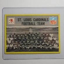1967 PHILADELPHIA FOOTBALL #157 ST LOUIS CARDINALS TEAM CARD