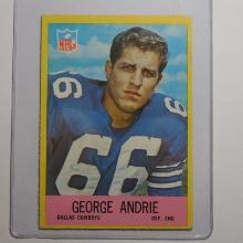 1967 PHILADELPHIA FOOTBALL #50 GEORGE ANDRIE DALLAS COWBOYS