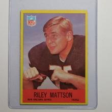 1967 PHILADELPHIA FOOTBALL #127 RILEY MATTSON NEW ORLEANS SAINTS
