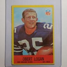 1967 PHILADELPHIA FOOTBALL #126 OBERT LOGAN NEW ORLEANS SAINTS