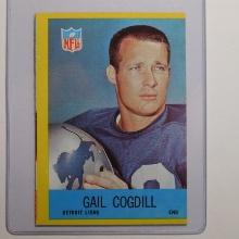 1967 PHILADELPHIA FOOTBALL #63 GAIL COGDILL DETROIT LIONS