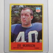 1967 PHILADELPHIA FOOTBALL #116 JOE MORRISON NEW YORK GIANTS