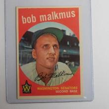 1959 TOPPS BASEBALL #151 BOB MALKMUS WASHINGTON SENATORS