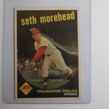 1959 TOPPS BASEBALL #253 SETH MOREHEAD PHILADELPHIA PHILLIES
