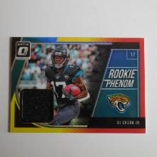 2018 DONRUSS OPTIC DJ CHARK JERSEY ROOKIE CARD RED YELLOW PRIZM