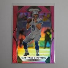 2017 PANINI PRIZM MATTHEW STAFFORD RARE PINK PRIZM DETROIT LIONS