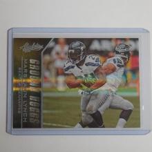 2012 PANINI ABSOLUTE MARSHAWN LYNCH GROUND HOGGS #D 003/100 SEAHAWKS