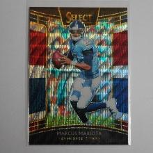 2018 PANINI SELECT MARCUS MARIOTA TRI COLOR PRIZM #D 003/199 TITANS