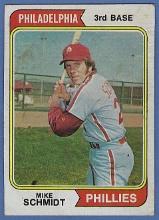 1974 Topps #283 Mike Schmidt 2nd Year Philadelphia Phillies