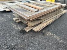 Pallet Of Miscellaneous Plywood & Lumber