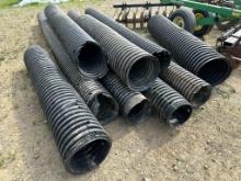 (9) Assorted Diameters And Lengths Sluice Pipes / Aeration Tubes